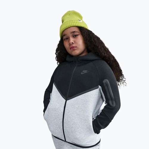 Gyerek pulóver Nike Sportswear Tech Fleece Full-Zip dark grey heather/black/black/black