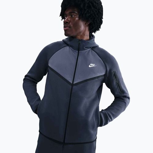 Férfi széldzseki Nike Tech Windrunner Full-Zip thunder blue/metallic silver
