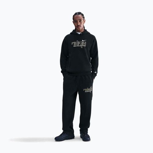Férfi melegítőnadrág Nike Sportswear Club Bungee black/metallic gold