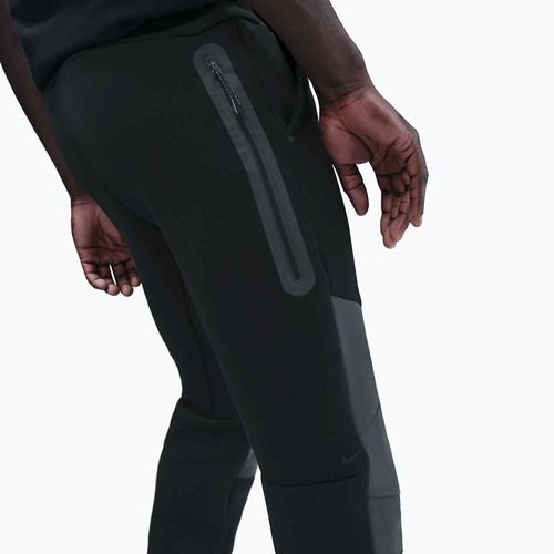 Férfi nadrág Nike Tech Joggers black/dark smoke grey/metallic gold