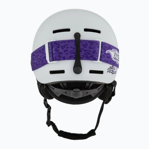 Gyerek sísisak Salomon Player Combo + Síszemüveg XV Jr ice flow/ice flow mid blue