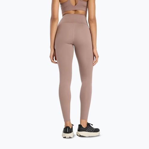 Női futóleggings New Balance Harmony High Rise earth shadow