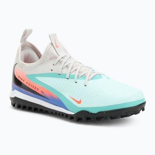 Gyerek focicipő Nike United Phantom 6 Low Academy Jr TF pistachio frost/hyper orange