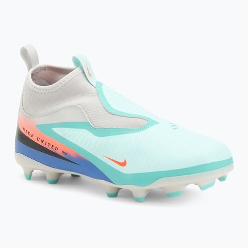Gyerek focicipő Nike United Phantom 6 High Academy Jr FG/MG pistachio frost/hyper orange