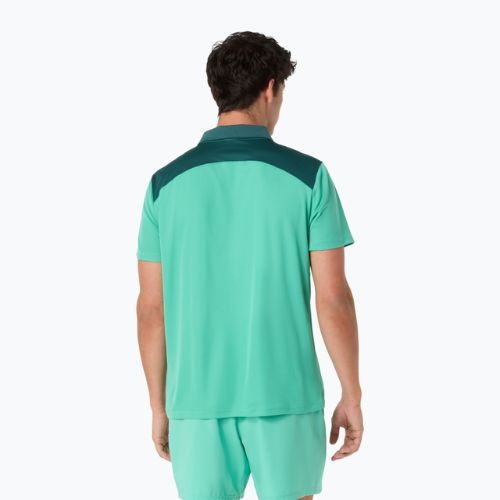 Férfi galléros póló ASICS Court Polo Aurora Green