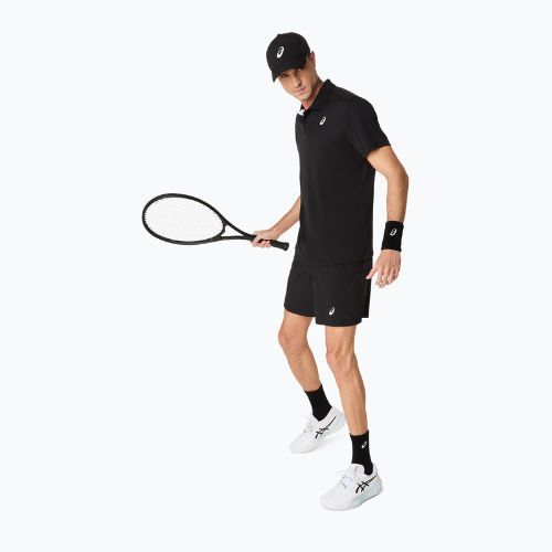 Férfi galléros póló ASICS Court Polo performance black