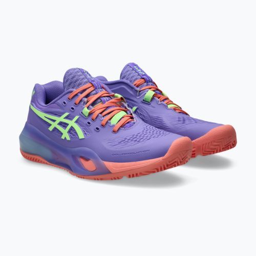 Női padelcipő Asics Gel-Resolution X Padel W amethyst/illuminate green