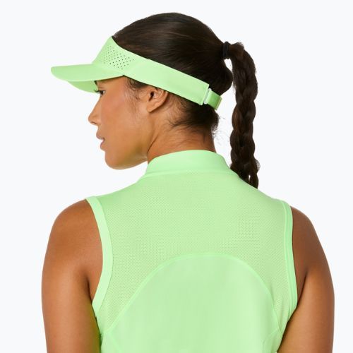 Tenisz napellenzős sapka ASICS Performance Visor illuminate green