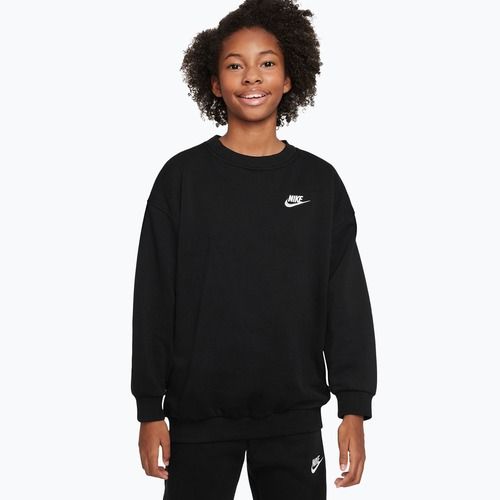 Gyerek pulóver Nike Sportswear Club Fleece university black/white