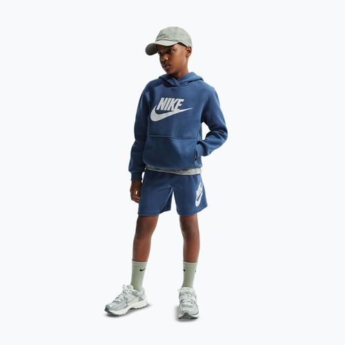 Gyerek pulóver Nike Club Fleece Hoodie mystic navy/white