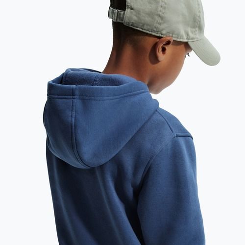Gyerek pulóver Nike Club Fleece Hoodie mystic navy/white