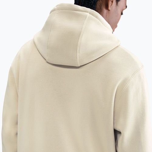 Férfi pulóver Nike Club Pullover Hoodie light khaki/light khaki/white
