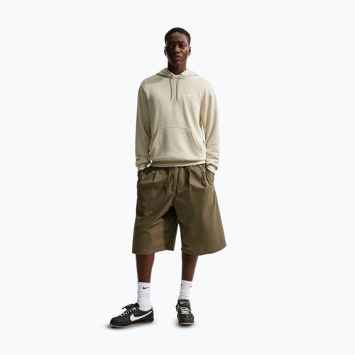 Férfi kapucnis pulóver Nike Club French Terry Pullover Hoodie light khaki/light khaki/white