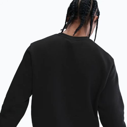 Férfi pulóver Nike Sportswear Club Graphic Fleece Crew black/white