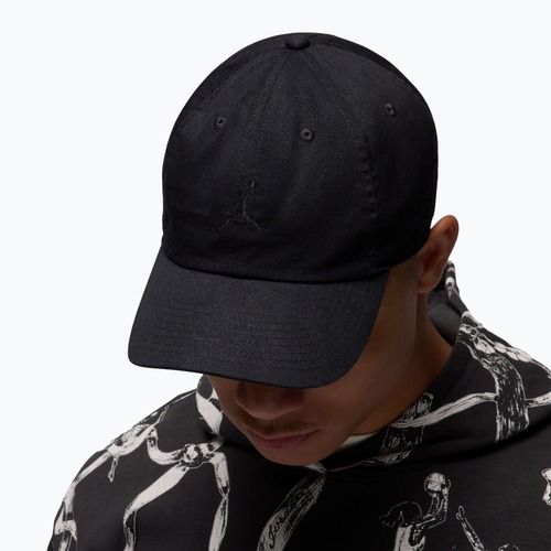 Ellenzős sapka Jordan Club Unstructured Curved-Bill black/black