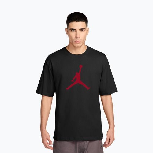 Férfi póló Jordan black/gym red