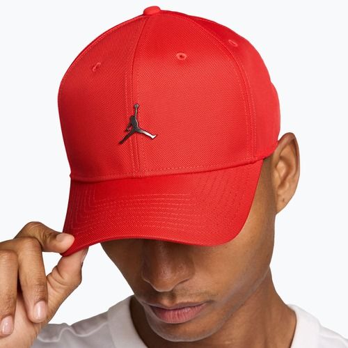Czapka z daszkiem  Nike Jordan Rise Structured Metal Jumpman chile red/r511