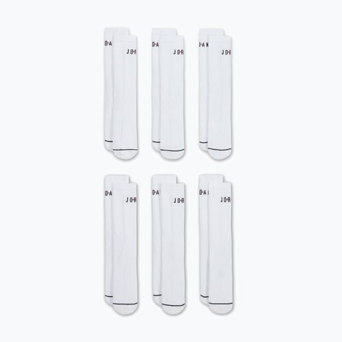 Zokni Nike Jordan Everyday Crew 6 pár white/gym red/black