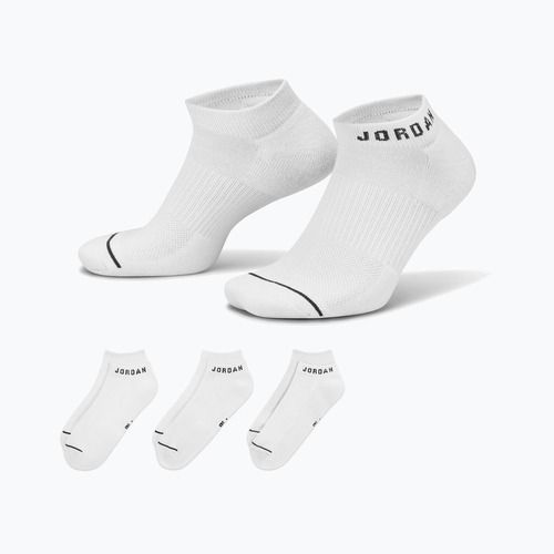 Zoknik Nike Jordan Everyday No-Show 3 pár white/black