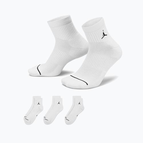 Zoknik Nike Jordan Everyday Ankle 3 pár white/black