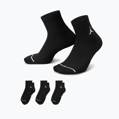 Zokni Nike Jordan Everyday Ankle 3 pár black/white