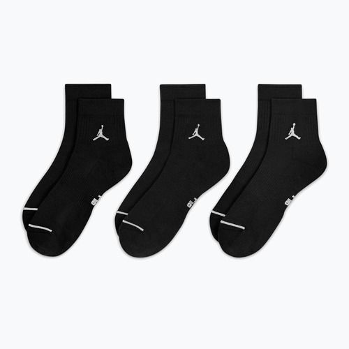 Zokni Nike Jordan Everyday Ankle 3 pár black/white