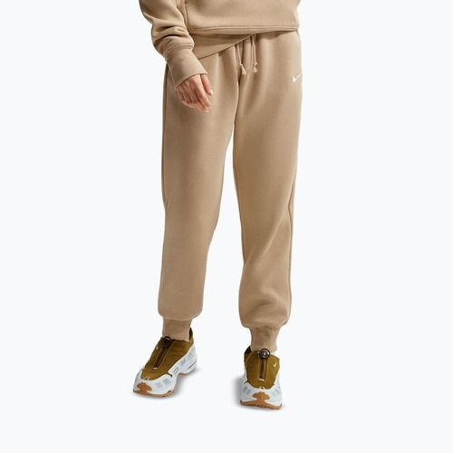 Női nadrág Nike Sportswear Phoenix Fleece Mid-Rise linen/sail