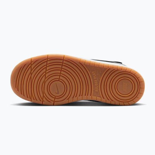 Cipők Nike Court Borough Mid 2 black/white/gum med brown/light smoke grey