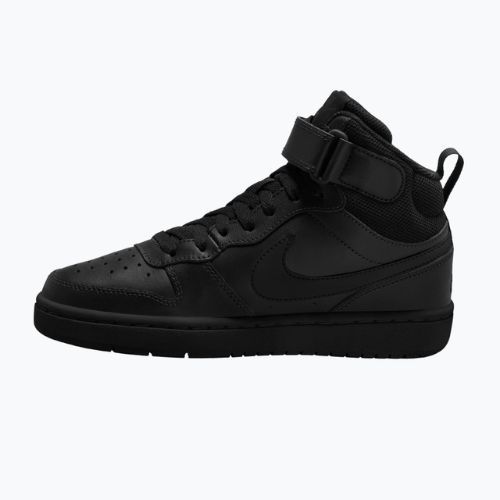 Gyerekcipők Nike Court Borough Mid 2 black/black/black