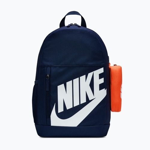 Gyerek városi hátizsák Nike Elemental Shoebox 20 l midnight navy/orange/white
