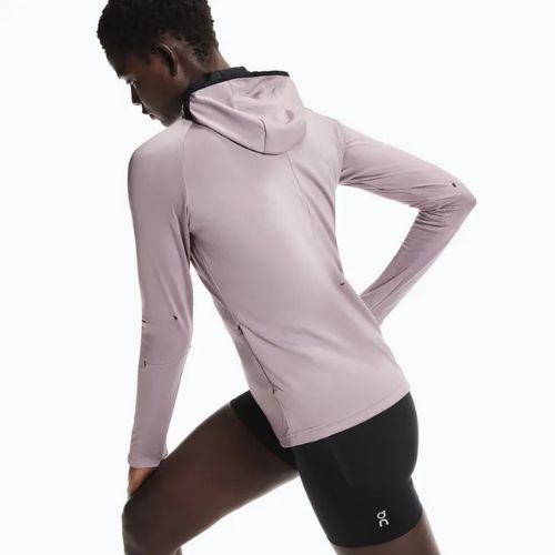 Női futó kapucnis pulóver On Climate Zip Hoodie Heron