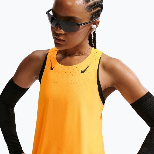 Női futótrikó Nike AeroSwift Dri-Fit ADV Singlet laser orange/black