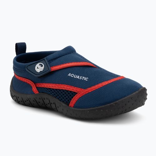 Gyermek vízicipő AQUASTIC Nino navy blue/red