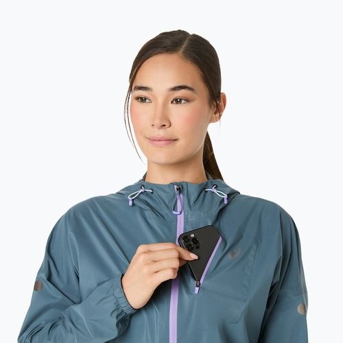 Női futódzseki ASICS Fujitrail Elite Waterproof ironclad