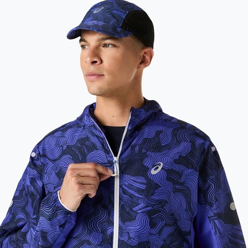 Női futódzseki ASICS Fujitrail Packable cobalt burst/indigo blue/cream