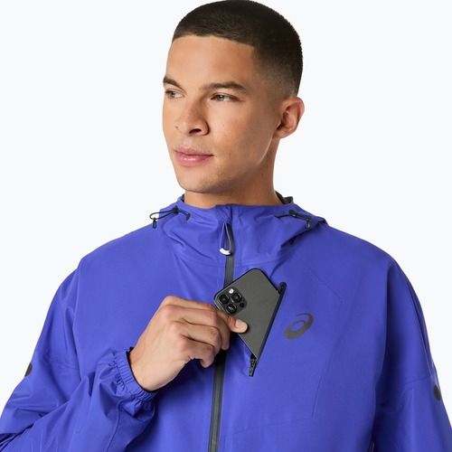 Férfi futódzseki ASICS Fujitrail Elite Waterproof cobalt burst/midnight