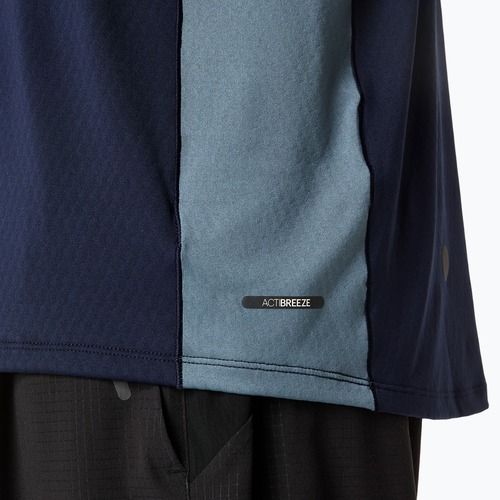 Férfi futópóló ASICS Fujitrail Elite SS Top midnight/ironclad