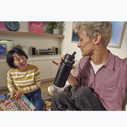 Termosz Hydro Flask Wide Flex Straw 946 ml black