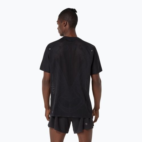 Férfi futópóló ASICS Metarun SS Top performance black