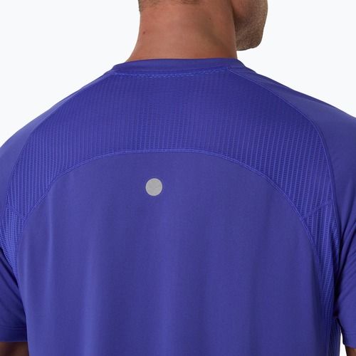 Férfi futópóló ASICS Road Fade SS cobalt burst/illuminate green