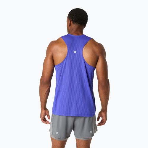 Férfi futótrikó ASICS Road Fade Singlet cobalt burst/illuminate green