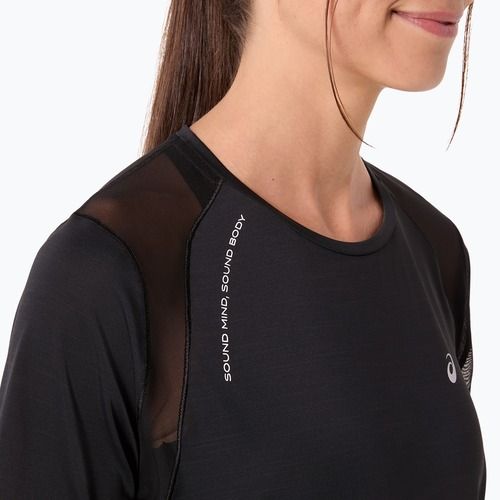 Női futópóló ASICS Road performance black