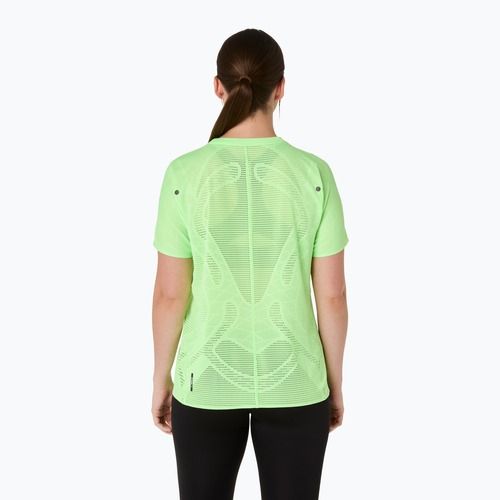 Női futópóló ASICS Metarun SS Top illuminate green