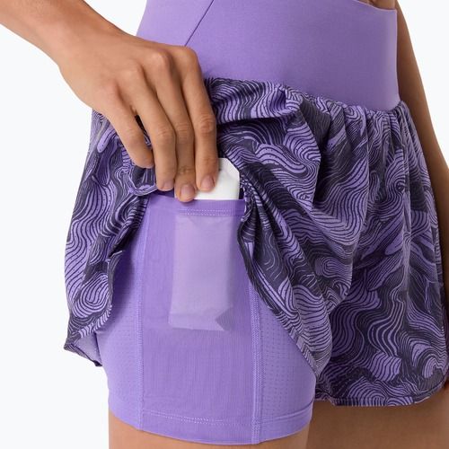 Női futóshort ASICS Road All Over Print amethyst