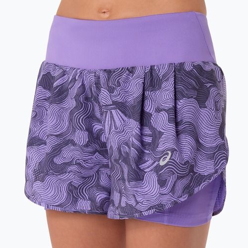 Női futóshort ASICS Road All Over Print amethyst