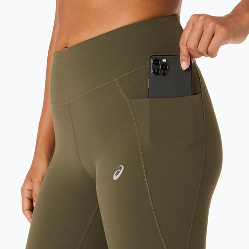 Női futó leggings ASICS Nagino Run Adjustable Tight dark olive
