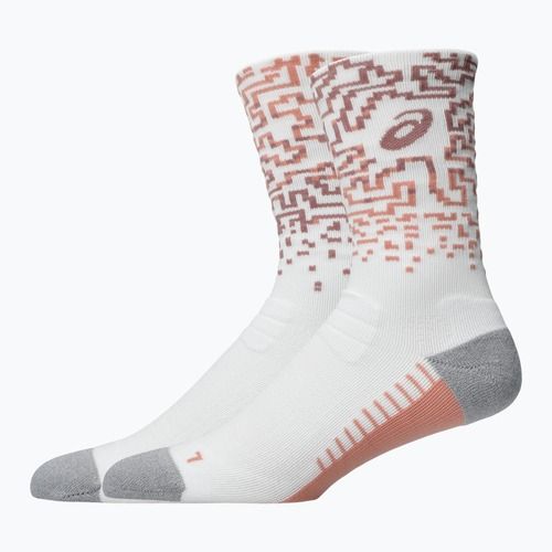 Zoknik ASICS Performance Run Crew brilliant white/morganite/pearl pink
