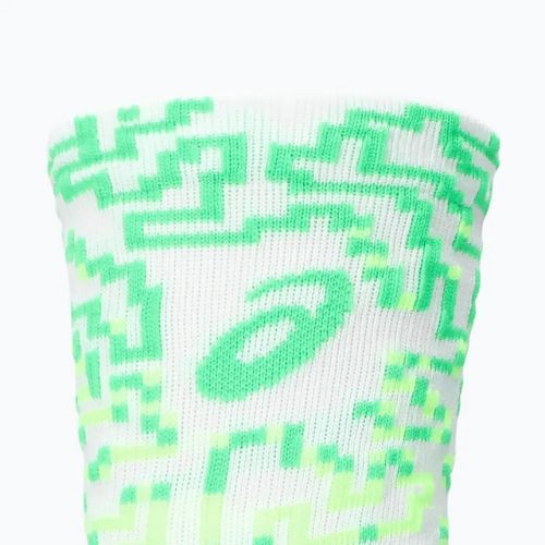 Zoknik ASICS Performance Run Crew brilliant white/illum. green/vital green