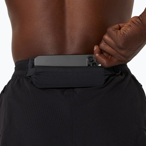 Férfi futó rövidnadrág ASICS Metarun Split performance black