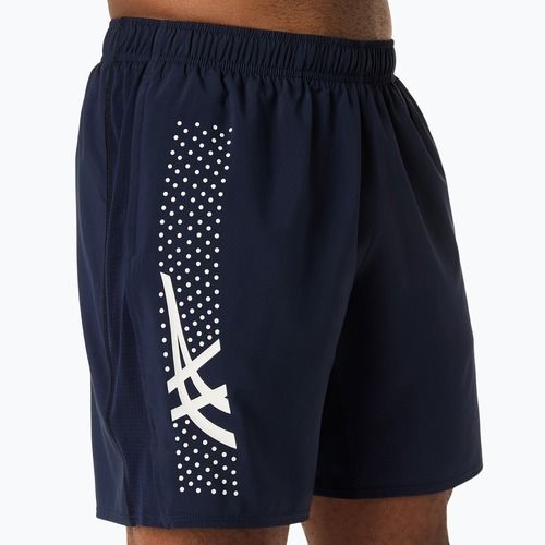 Férfi futó rövidnadrág ASICS Icon 7IN midnight/cream